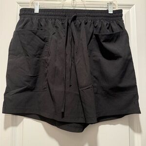 Black Drawstring Lounge Shorts size 2x